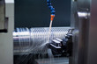 Fräskopf einer CNC Fräsmaschine in Metallindustrie