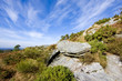 view of a small mountain in brittany