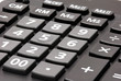 keyboard of calculator close-up