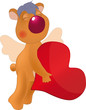 bear and heart