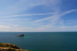 cliff in coast in Brittany, France