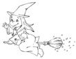 Hexe, Witch, Halloween, Karneval, Fasching, Verkleidung Hexe, Witch, Halloween, Karneval, Fasching, Verkleidung