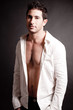 Fashion male model standing Fashion male model standing