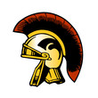 trojan spartan roman helmet vector