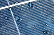 Foto: Waterdrops on a solar modul Waterdrops on a solar modul