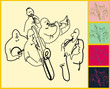 Live Jazz & Blues Band playing saxaphone and trumpet Live Jazz & Blues Band playing saxaphone and trumpet
