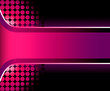 Beautiful 3D pink stripe with halftone background