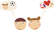 girl and boy imaginative