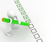 men with pen on questionnaire