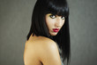 glamour portrait of a beautiful woman