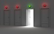 You door is open