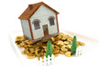 Real estate investment. Hi-res digitally generated image.