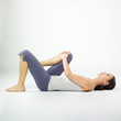 eine femme détente gymnastique détente