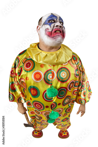 Photo: Psycho clown with axe Psycho clown with axe
