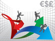 Vektor: financial graph financial graph