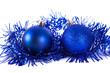 Blue Christmas Balls