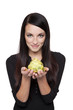 Produce - vegetable woman with artichoke