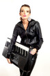 punk rock fashion girl holding a piano keyboard punk rock fashion girl holding a piano keyboard