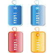 Set of colorful sale banners