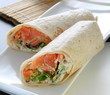 sushi wrap lachs gemüse sushi wrap lachs gemüse