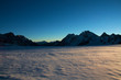 Sonnenaufgang auf dem Gletscher
