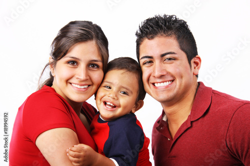 Photo: Happy young family portrait Happy young family portrait