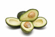 Aguacates partidos. Aguacates partidos.