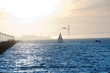 alcatraz at sunset