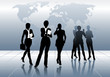 Business silouette
