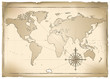 Vektor: Antica mappa vettoriale Antica mappa vettoriale
