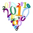 Carte de voeux 2010 - Coeur