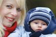 Mother and son outdoor Mother and son outdoor