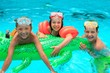 Kids in swimming pool
