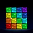 Vector colorful rainbow cubes