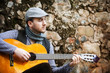Man playing guitar