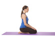 Woman in Yoga Position