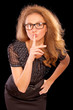 Portrait of attractive young woman