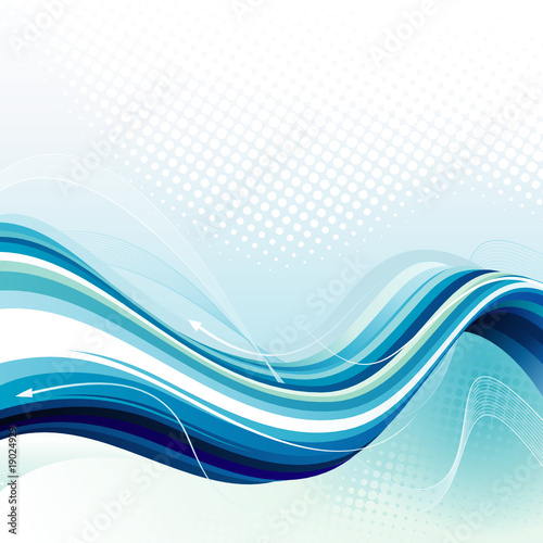 Digital Stream. Abstract technology background.