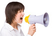 Woman With Megaphone