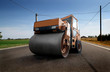 asphalt paving machine.