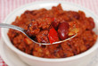 Macro Chili On A Spoon