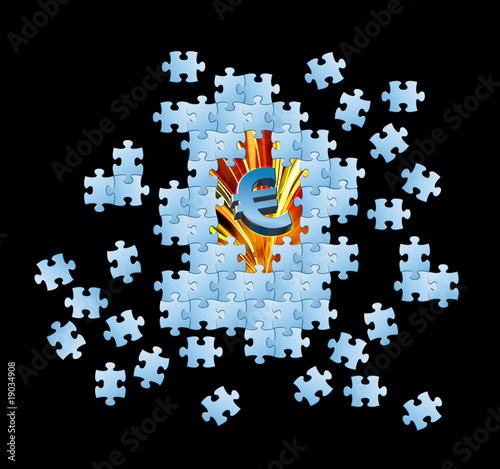 Illustration: Euro puzzle Euro puzzle