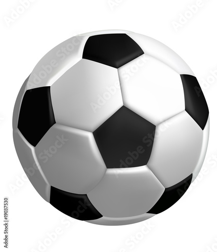 soccer ball vector. Realistic soccer ball vector