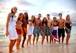 friends at the beach