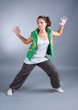 Hip hop female performing