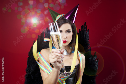 Photo: angel of the party angel of the party