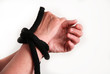 Tied up