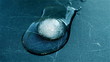 Melting Circular Ice Cube