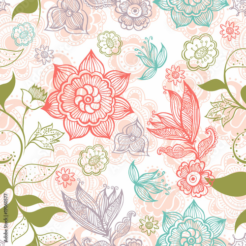 seamless floral pattern. Seamless Floral Pattern