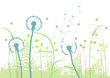 floral background, low-ball